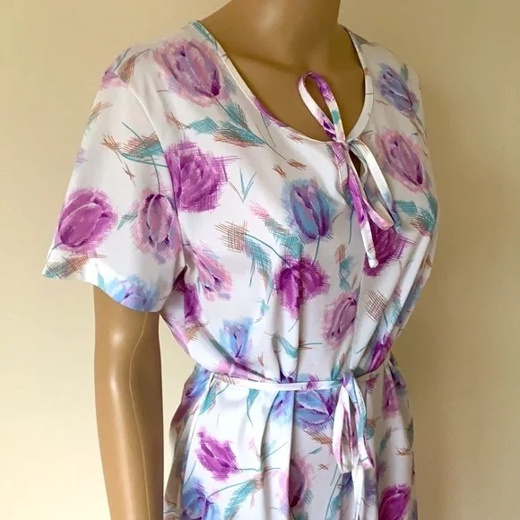 VINTAGE | David Keys floral midi dress - Picture 5 of 12